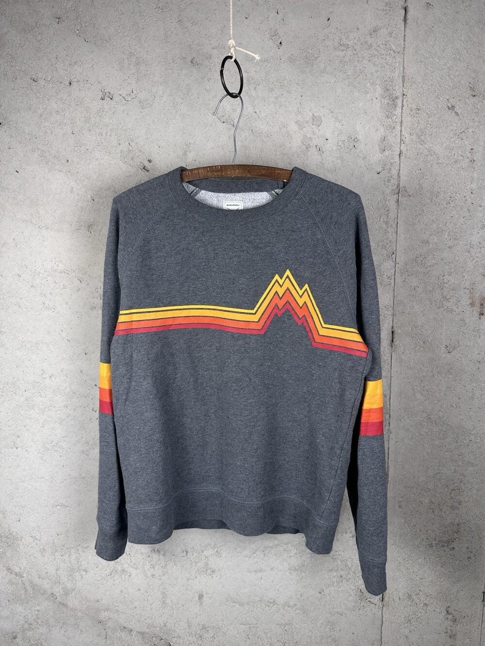 Aviator Nation GAP Collaboration RARE Crew Neck Sweatshirt in Gray Size Small